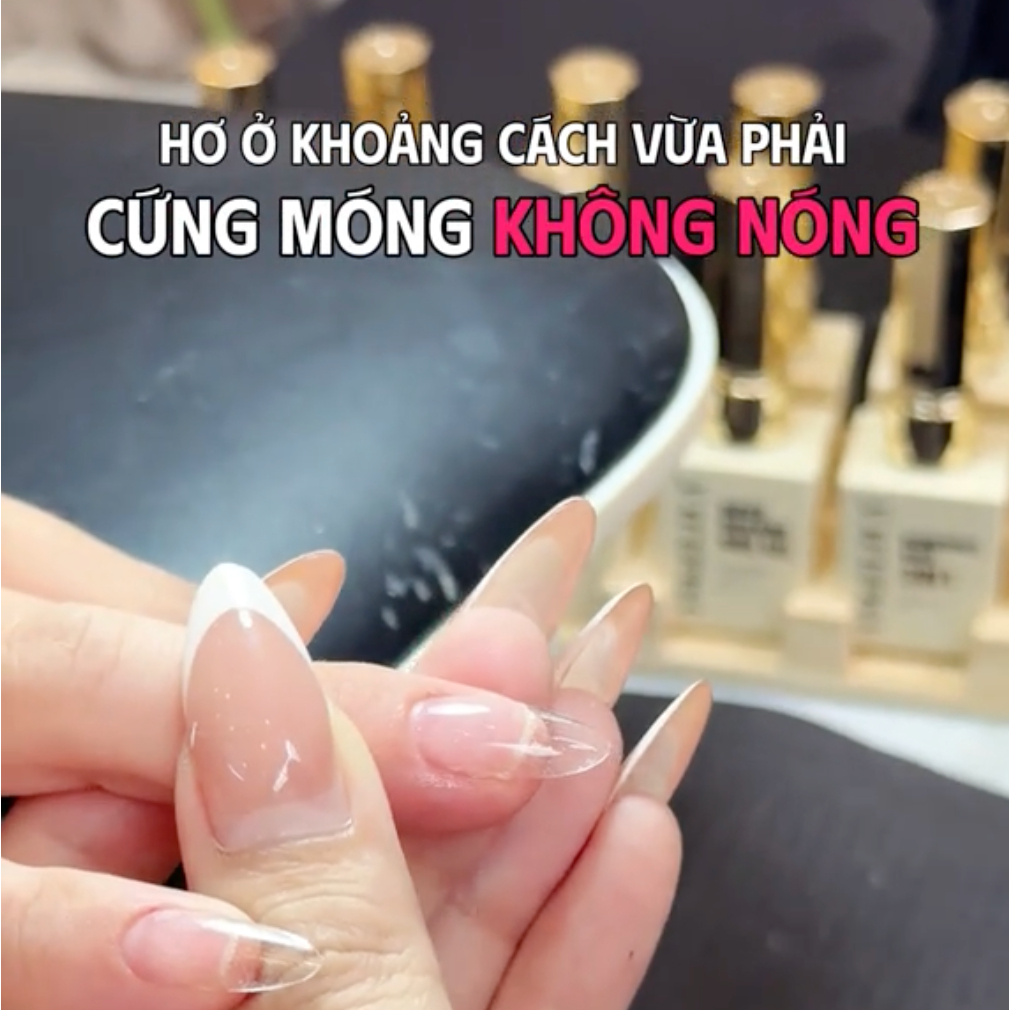 Siêu Cứng Móng 3 Trong 1 Angelica - Chất Gel Đặc Mướt Hạn Chế Gây Nóng Móng Tay ANG-CM