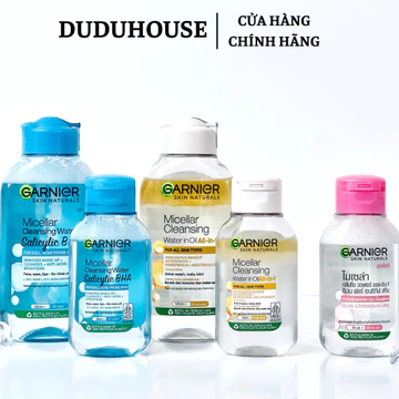 Nước Tẩy Trang Garnier micellar cleansing water Vàng Dầu Mụn Làm Sạch Sâu Dịu Nhẹ 400ml