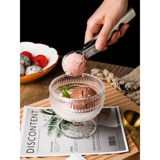Muổng Múc Kem Đa Năng Bằng Thép Không Gỉ, Dụng Cụ Múc Kem, Trái Cây, Muỗng múc kem inox