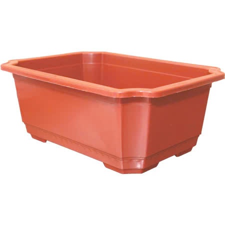 Chậu nhựa Ang chữ nhật 380 trồng cây bon sai, cây cảnh kt miệng dài 37cmx rộng 27cmx cao 15cm