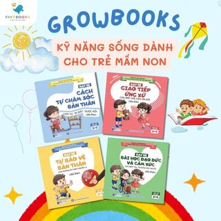 Sách - Bộ sách GROWBOOKS - Kỹ Năng Sống Cho Trẻ Mầm Non - Bizbooks