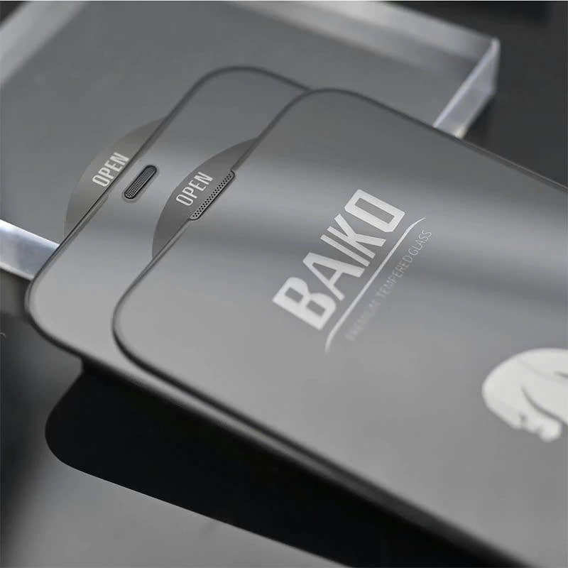 Kính Cường Lực iPhone Baikô Cao Cấp Full Màn Cho iPhone 6/6s/7/8/Plus/X/XS/XR/11/12/13/14/15/16/17/Air/Pro/Max | BigBuy360 - bigbuy360.vn