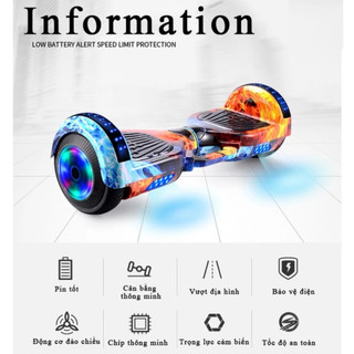 Xe Cân Bằng Điện Smart Balance 6.5 inch 2 Bánh- Xe Điện Cân Bằng Cho Bé  - Bảo Hành 24 Tháng
