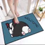 Giảm 60% Thảm lau chân thấm nước capybara baby three, Thảm chùi chân 3D vải bali 40X60 có lớp chống trơn trượt cute