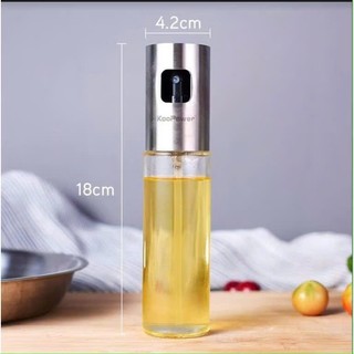LỌ XỊT DẦU ĂN CẦM TAY TIỆN LỢI - Bình Xịt Dầu Ăn Phun Sương Thủy Tinh Chắc Chắn Chai Xịt Dầu Ăn Dạng Sương Đa Năng