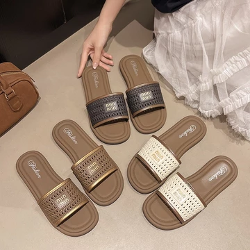 [Hàng mới - Sale sốc] Dép Nữ Đế Bệt Minmin Quai Đan QC Nữ Tính | Dép Đi Biển, Đi Chơi Hot 2025