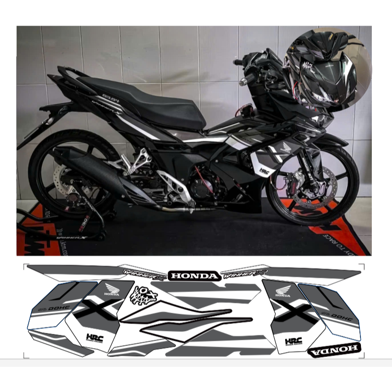 Tem rời WINNER V3 cao cấp mẫu HRC chất liệu in 3 lớp chống nước không phai màu.