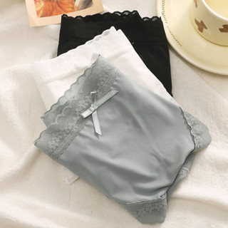 Combo 3 Quần lót nữ su mỏng ren hoa nơ gợi cảm, đáy may 2 lớp chắc chắn kháng khuẩn KING SHOP L-519
