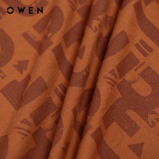 Owen - Áo polo Bodyfit APV253635 màu Nâu chất liệu CVC Spandex