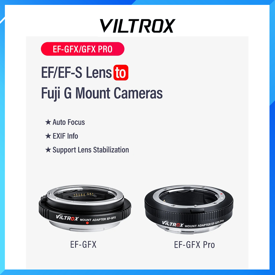 Ngàm Chuyển Ống Kính VILTROX EF-GFX / EX-GFX PRO Cho Máy Ảnh Fujifilm ...