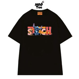 Áo Thun NGỐ TEE Disney Lilo & Stitch Live-Action Movie Logo Stitch Màu Sắc Vải Cotton 75 Mềm Mịn