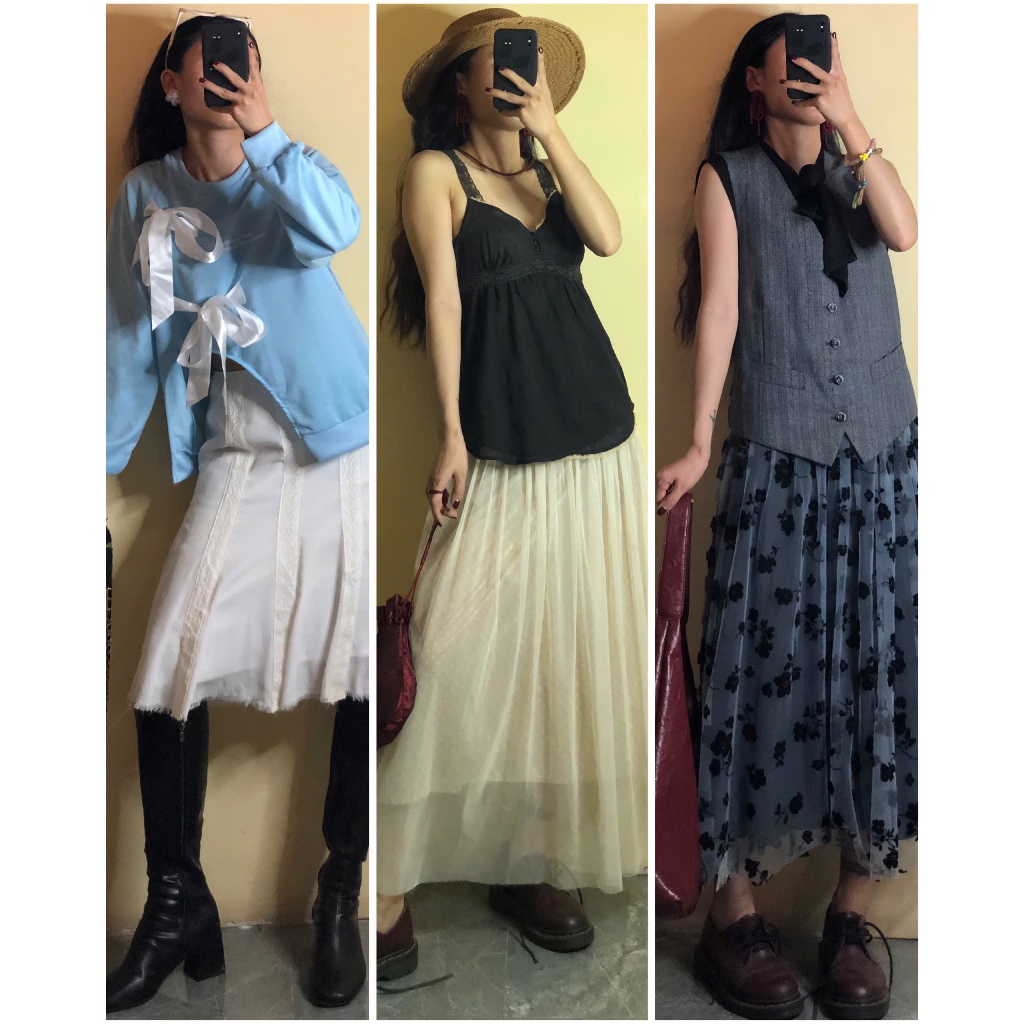 [update tháng 3.2026] Đầm váy vintage dáng dài mix sẵn ig: april6_clothing