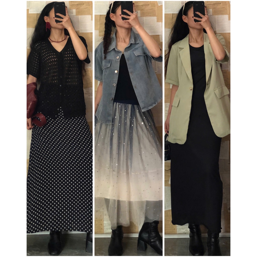 [update tháng 3.2026] Đầm váy vintage dáng dài mix sẵn ig: april6_clothing
