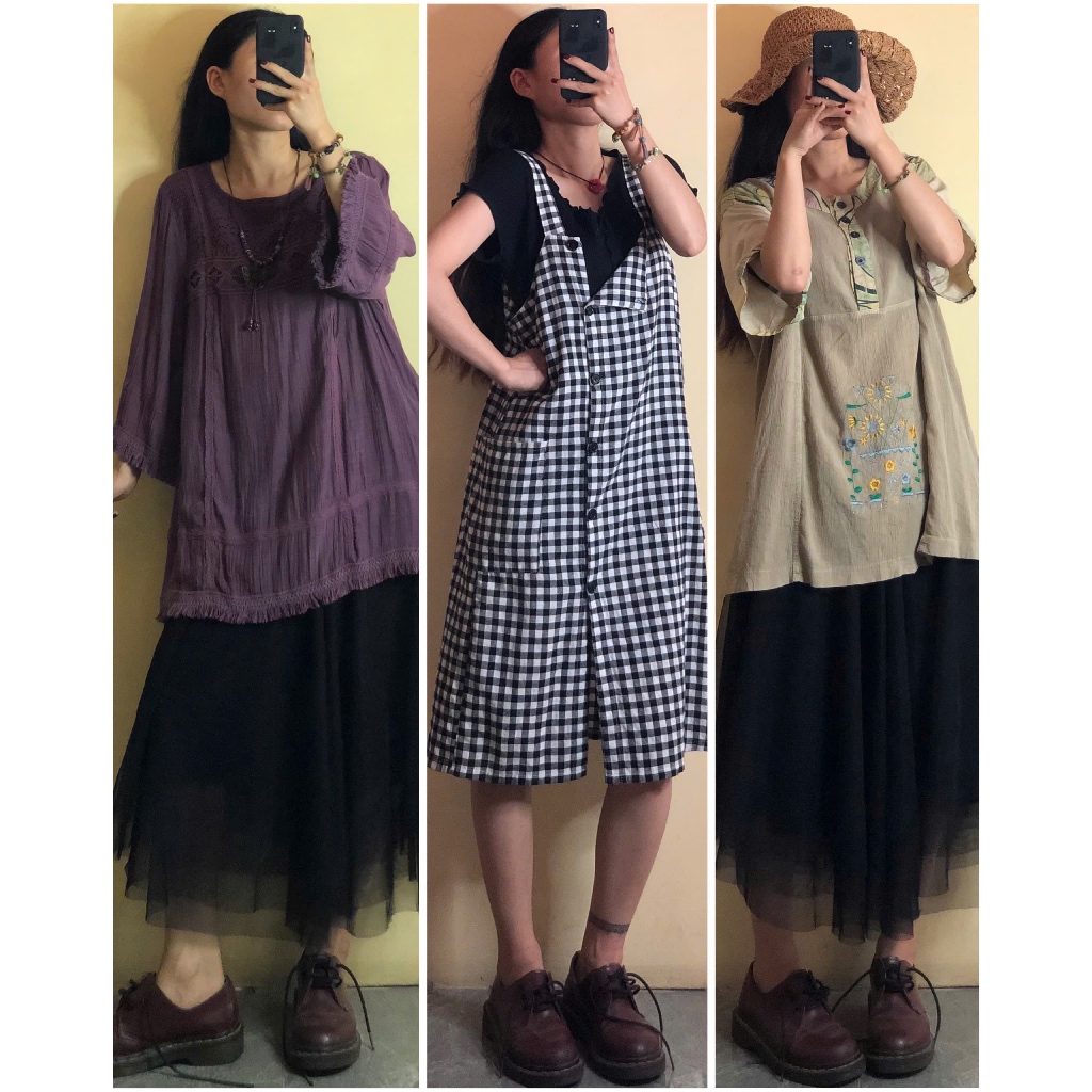 [update tháng 3.2026] Đầm váy vintage dáng dài mix sẵn ig: april6_clothing