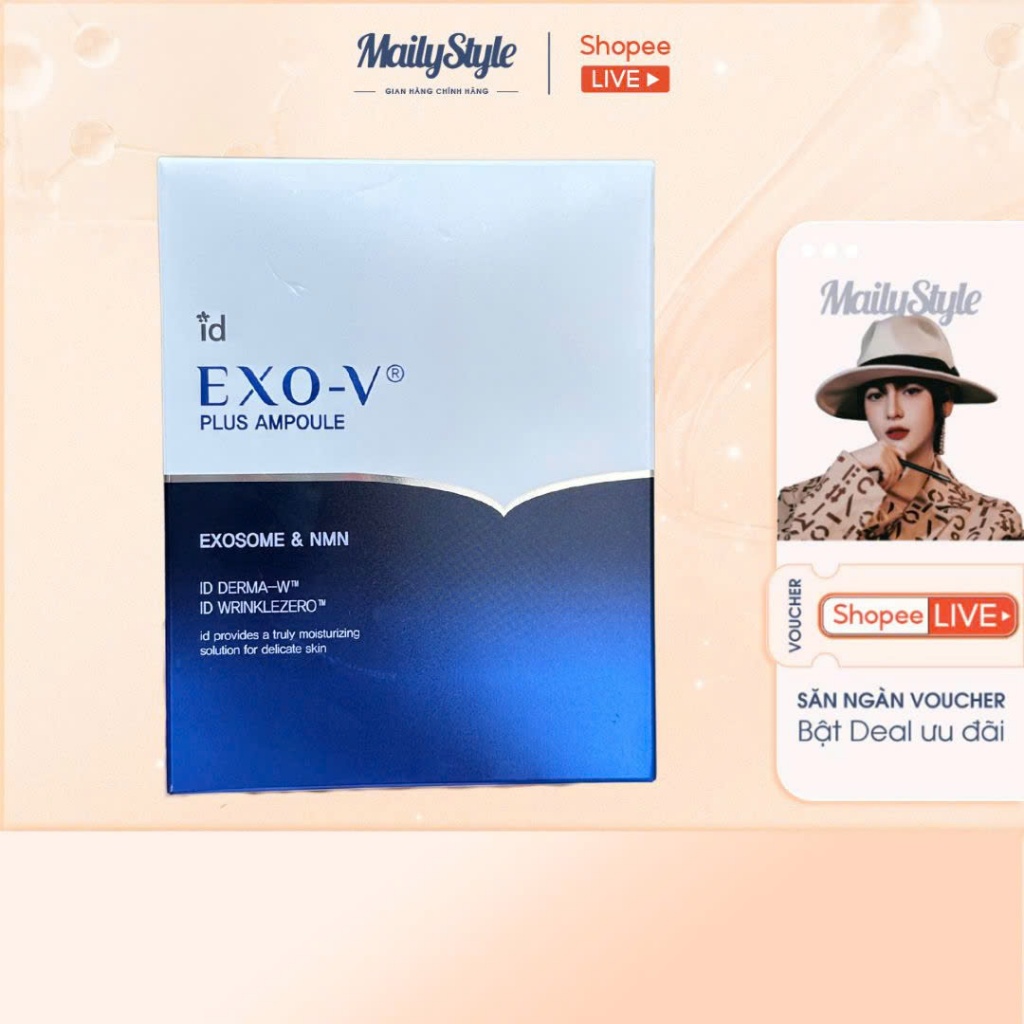 H54_ Tinh chất hỗ trợ chống già và nếp nhăn EXO-V id EXO-V Plus Ampoule Lọ 30ml