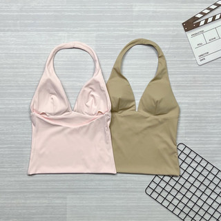 Áo Thể Thao Tập Gym,Yoga Cao Cấp Thiết Kế Cổ Yếm Kiểu Dài Chất Poly Thoải Mái Thấm Hút Tốt,Co Giãn 4 Chiều (mã Ao158)
