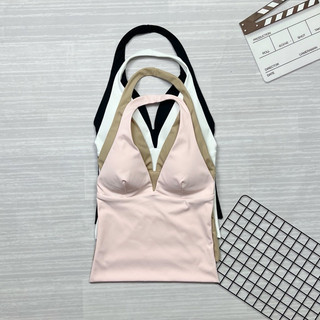 Áo Thể Thao Tập Gym,Yoga Cao Cấp Thiết Kế Cổ Yếm Kiểu Dài Chất Poly Thoải Mái Thấm Hút Tốt,Co Giãn 4 Chiều (mã Ao158)