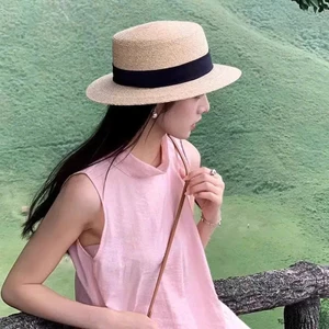 Mũ cói vành nhỏ NƠ ÉP-nón cói đi biển