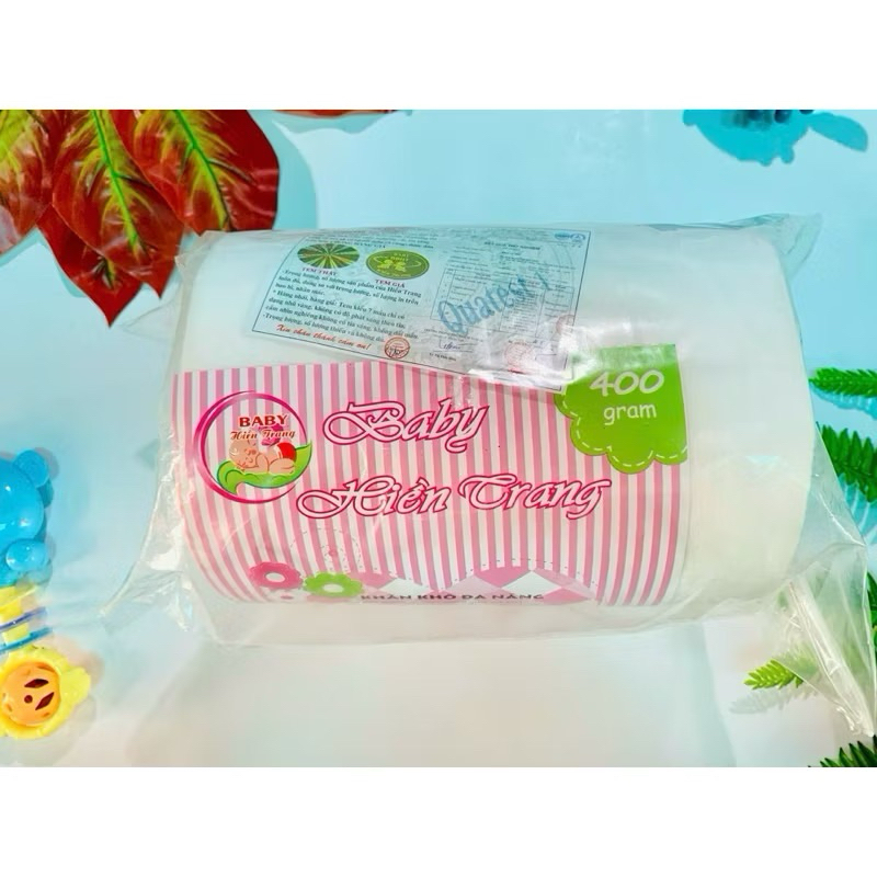( Sỉ 5 cuộn - 400gr) Khăn giấy khô đa năng HT 400gram mềm mại cho bé yêu