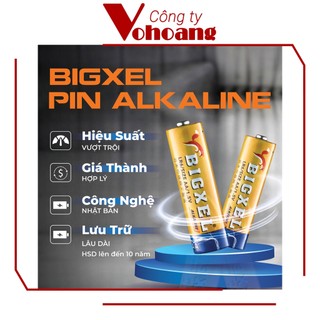 Pin AAA Alkaline BIGXEL LR03 - Vỉ 2 viên pin đũa kiềm chống chảy