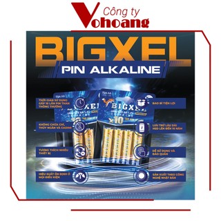 Pin AAA Alkaline BIGXEL LR03 - Vỉ 2 viên pin đũa kiềm chống chảy
