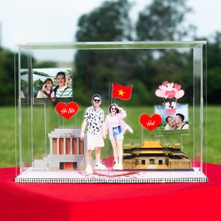 Mô Hình 3D Lắp Ghép - Standee In Hình Theo Yêu Cầu, Quà Tặng Sinh Nhật & Cặp Đôi (Tặng Hộp+ Túi)