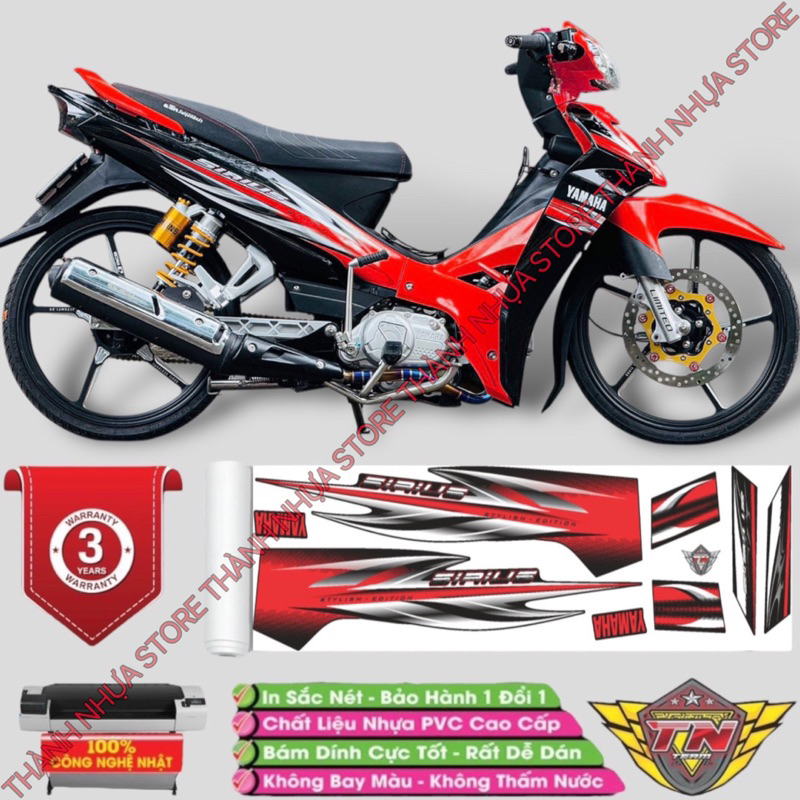 Tem Sirius zin 2013 - Tem rời dán Sirius 3 lớp cao cấp