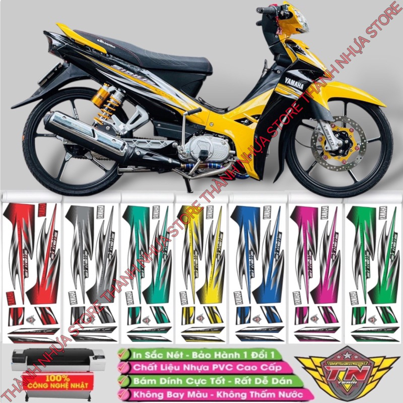 Tem Sirius zin 2013 - Tem rời dán Sirius 3 lớp cao cấp
