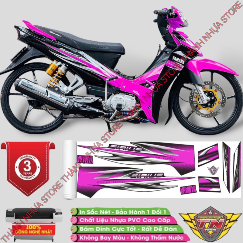 Tem Sirius zin 2013 - Tem rời dán Sirius 3 lớp cao cấp