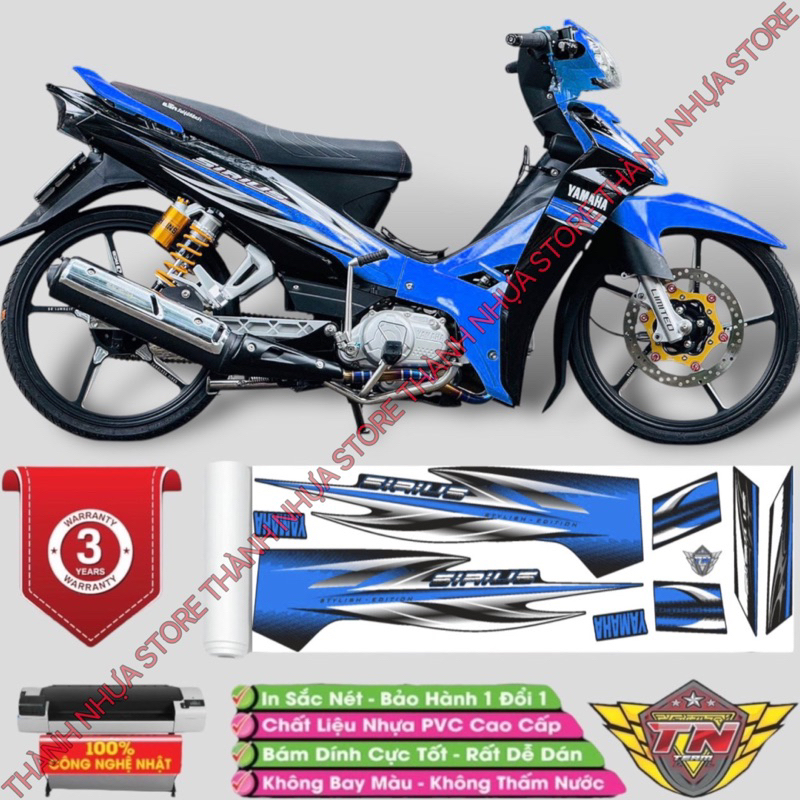 Tem Sirius zin 2013 - Tem rời dán Sirius 3 lớp cao cấp