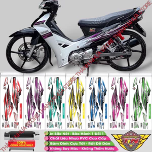 Tem Zin 2013 Sirius Trắng - Tem rời dán Sirius 3 lớp cao cấp