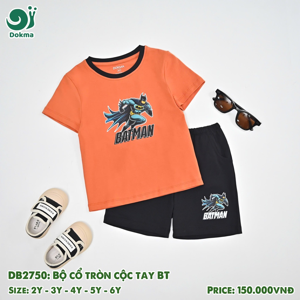 (11-25 kg, 2-6Y) Bộ Cộc Tay Dokma Cho Bé DB1422 DB1445 DMB524 DB1625 DB1626
