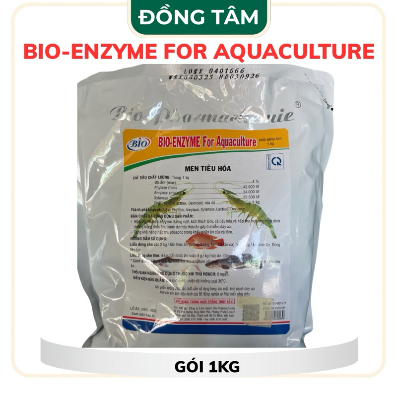 BIO-ENZYME For Aquaculter Men tiêu hoá 1kg | Shopee Việt Nam