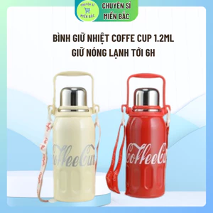 Bình Giữ Nhiệt Coffe Cup Dung Tích ,1200ml 800Ml. Bình Đựng Nước Bằng Chất Liệu Inox 316 Cao Cấp