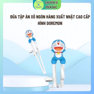 Đũa tập ăn xỏ ngón hàng xuất Nhật cao cấp hình Doremon