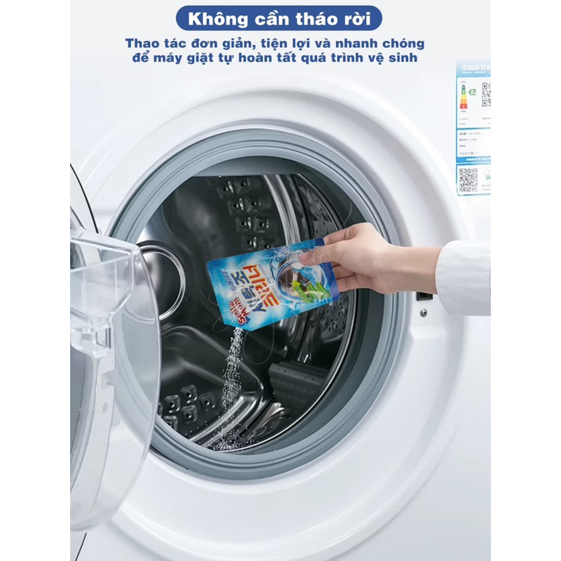 sale giảm giá 60% Túi Tẩy Lồng Máy Giặt Hàn Quốc SANDOKKAEBI Siêu Sạch SMILE MOM - Túi 450g