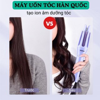 Máy Uốn Tóc Tự Động Trục Gốm Bảo Vệ Tóc, Tạo Kiểu Xoăn Đẹp, Freeship