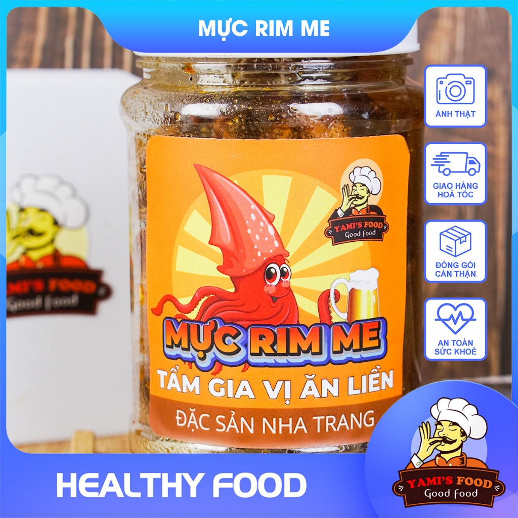 [400Gram] MỰC RIM SA TẾ - RIM ME (Rim Sa Tế - Rim Me) YAMI’S FOOD, đồ ...