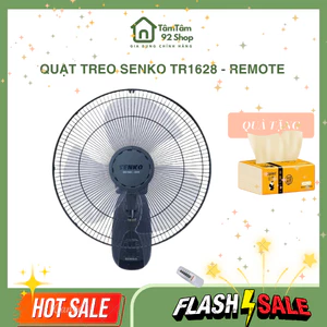 {HỎA TỐC} Quạt treo tường SENKO TR1628/TR1683 có Remote - Điều Khiển Từ Xa - Tiện Lợi