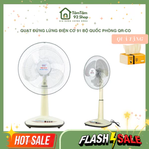 {HỎA TỐC} (ĐÓNG THÙNG CARTON) Quạt đứng lửng Điện cơ 91 Bộ Quốc Phòng QR-C