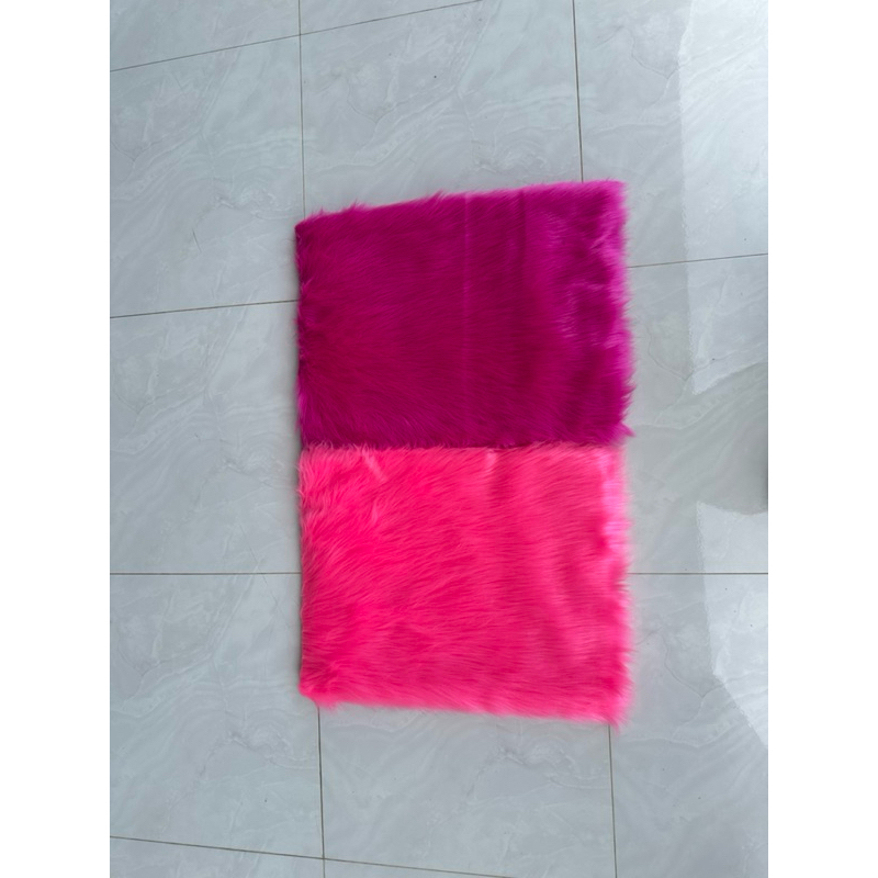 Thảm lông trải bàn trang điểm - Thảm lông chụp ảnh nail và phun xăm 50 x 40cm