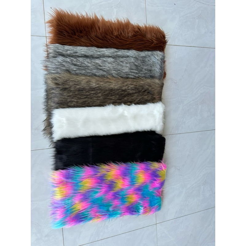 Thảm lông trải bàn trang điểm - Thảm lông chụp ảnh nail và phun xăm 50 x 40cm