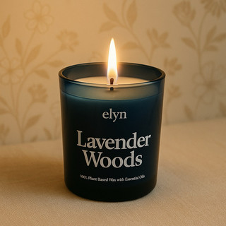NẾN THƠM ELYN- HƯƠNG LAVEDER WOOD- 10oz- 283gr