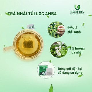 [TẶNG BÌNH] Trà Nhài Túi Lọc ANBA | Hương Nhài Thanh Dịu – Ấm Bụng Mùa Đông | Giảm Căng Thẳng – Hộp 25 Túi Lọc