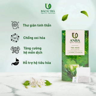 [TẶNG BÌNH] Trà Nhài Túi Lọc ANBA | Hương Nhài Thanh Dịu – Ấm Bụng Mùa Đông | Giảm Căng Thẳng – Hộp 25 Túi Lọc
