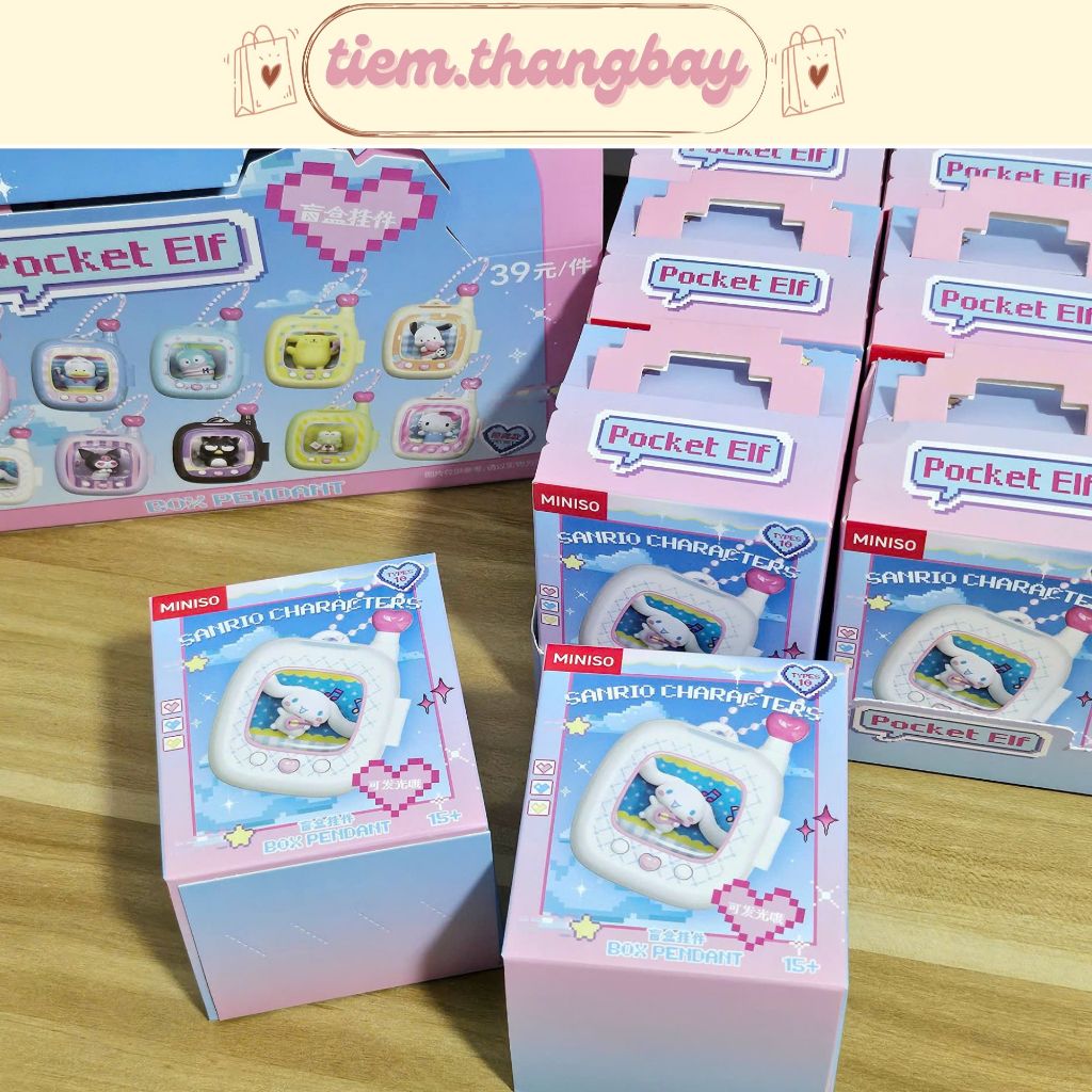 (Đọc kĩ mô tả) (AUTH) (CÓ SẴN) HỘP MÙ - BLIND BOX TREO TÚI MINISO ...