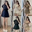Sét kaki kèm chân váy phong cách hàn quốc siêu xinh Hàn Quốc, Set đồ đi chơi năng động