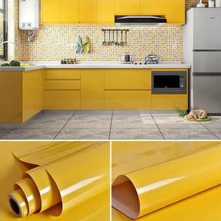 Cuộn 10m Giấy Decal Màu Trơn tráng nhôm Dán tường, dán bếp đa năng chống nước và chịu nhiệt độ cao mã TD02