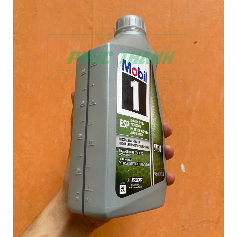 Dầu nhớt tổng hợp toàn phần ô-tô Mobil 1 ESP 5w30 946ml/4,73L nhập khẩu USA - Chính hãng