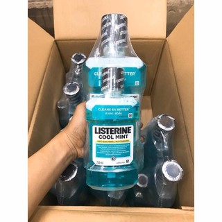 [750ML+ 250ML] Nước Súc Miệng Listerine Thái Lan vị bạc hà thơm mát, dịu nhẹ - CÔ THƯ MARKET